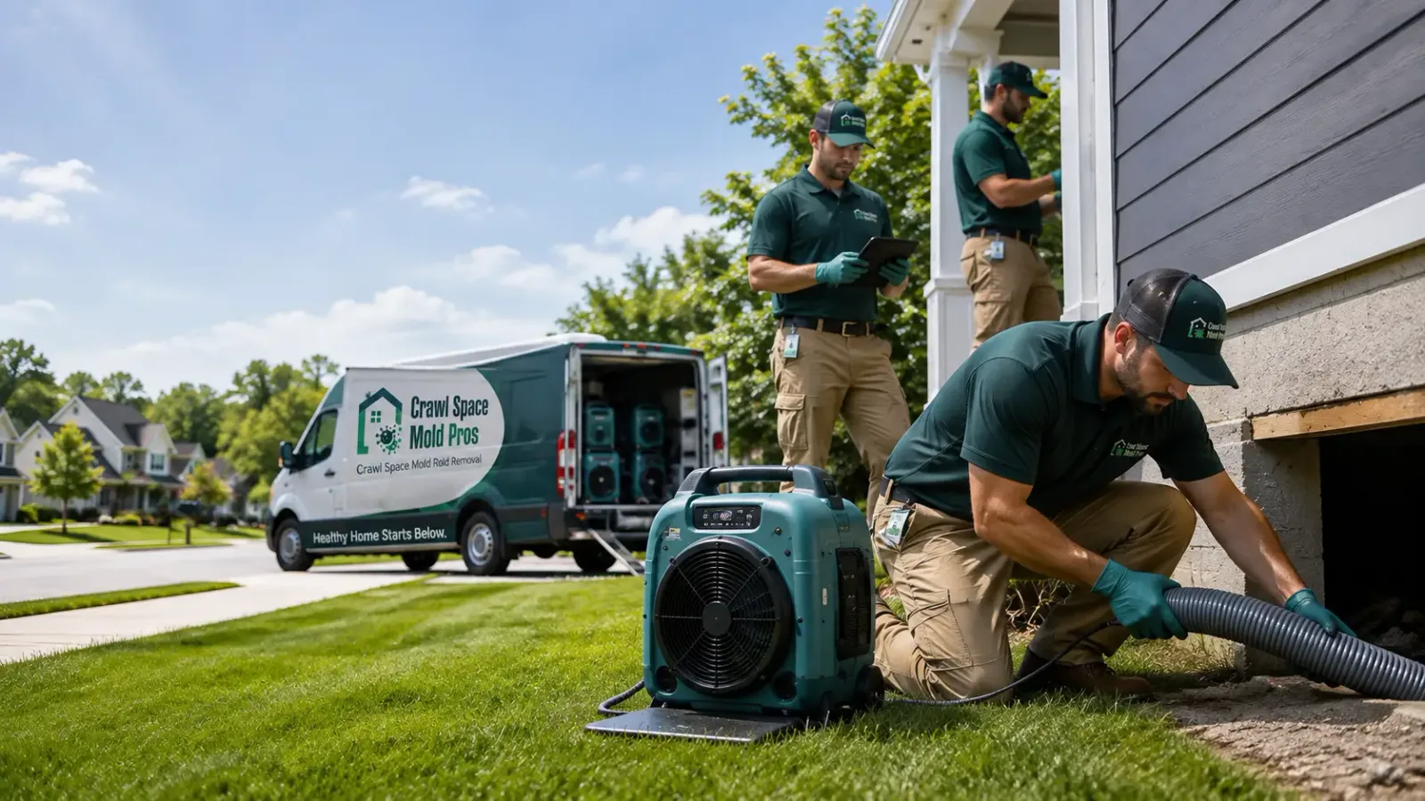 Crawl Space Mold Removal in Washington, KS